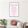 Picture of Pink Self Care _GroupedProduct_Rectangle_Portrait_Canvas_Framed_