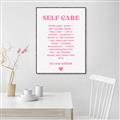 Picture of Pink Self Care _GroupedProduct_Rectangle_Portrait_Canvas_Framed_