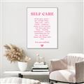 Picture of Pink Self Care _GroupedProduct_Rectangle_Portrait_Canvas_Framed_
