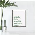 Picture of Green Life _GroupedProduct_Rectangle_Portrait_Canvas_Framed_