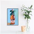 Picture of My Rosé Bottle _GroupedProduct_Rectangle_Portrait_Canvas_Framed_