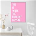 Picture of Fun Stuff Happens _GroupedProduct_Rectangle_Portrait_Canvas_Framed_
