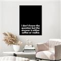 Picture of Coffee or Vodka _GroupedProduct_Rectangle_Portrait_Canvas_Framed_