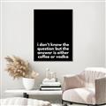 Picture of Coffee or Vodka _GroupedProduct_Rectangle_Portrait_Canvas_Framed_