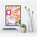 Picture of February Self-Care _GroupedProduct_Rectangle_Portrait_Canvas_Framed_