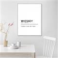 Picture of Quote Whiskey Censored _GroupedProduct_Rectangle_Portrait_Canvas_Framed_