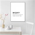 Picture of Quote Whiskey Censored _GroupedProduct_Rectangle_Portrait_Canvas_Framed_