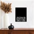 Picture of Coffee or Vodka _GroupedProduct_Rectangle_Portrait_Unframed_Print_Only_