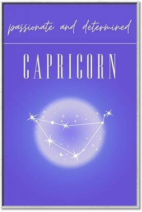 Picture of Capricorn Zodiac Print Art