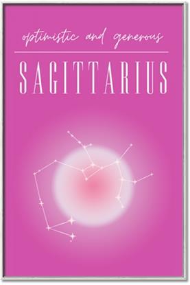 Picture of Sagittarius Zodiac Print Art