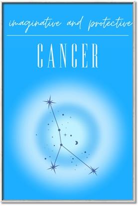 Picture of Cancer Zodiac Print Art