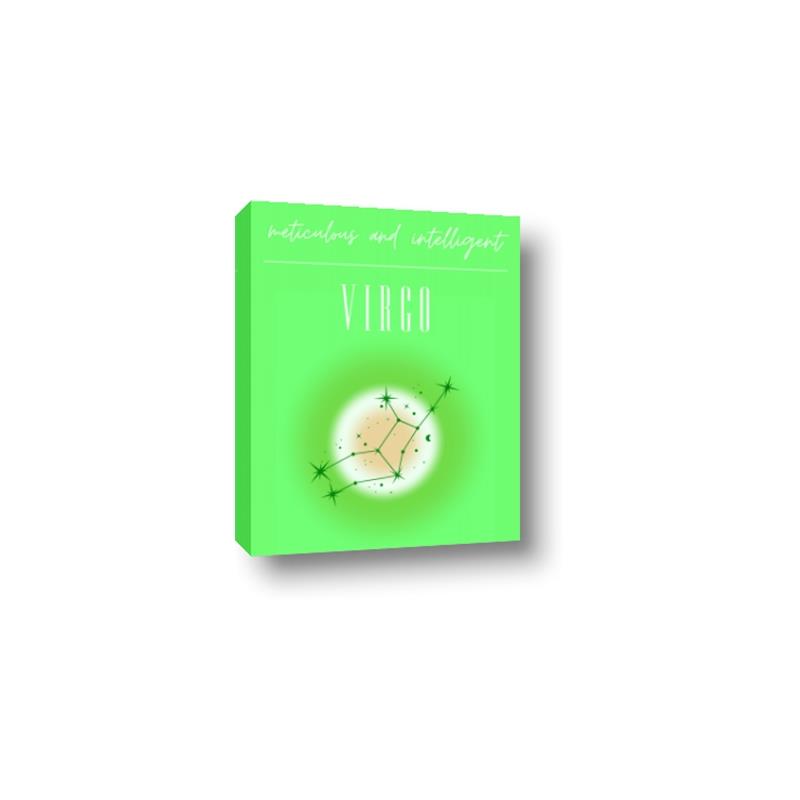 Picture of Virgo Zodiac Print Art _GroupedProduct_Rectangle_Portrait_Canvas_