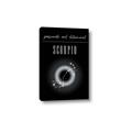 Picture of Scorpio Zodiac Print Art _GroupedProduct_Rectangle_Portrait_Canvas_
