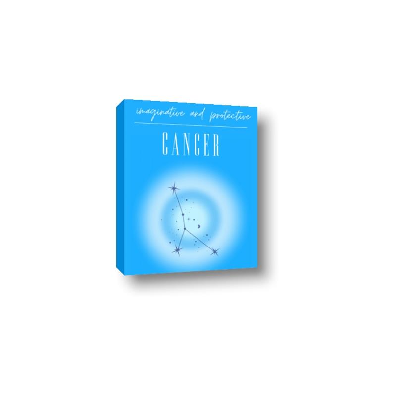 Picture of Cancer Zodiac Print Art _GroupedProduct_Rectangle_Portrait_Canvas_