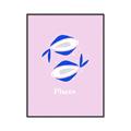 Picture of Kids Pisces Zodiac _GroupedProduct_Rectangle_Portrait_Canvas_Framed_