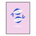 Picture of Kids Pisces Zodiac _GroupedProduct_Rectangle_Portrait_Canvas_Framed_
