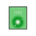 Picture of Taurus Zodiac Print Art _GroupedProduct_Rectangle_Portrait_Canvas_Framed_