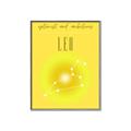 Picture of Leo Zodiac Print Art _GroupedProduct_Rectangle_Portrait_Canvas_Framed_
