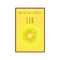 Picture of Leo Zodiac Print Art _GroupedProduct_Rectangle_Portrait_Canvas_Framed_
