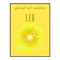 Picture of Leo Zodiac Print Art _GroupedProduct_Rectangle_Portrait_Canvas_Framed_