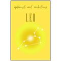 Picture of Leo Zodiac Print Art _GroupedProduct_Rectangle_Portrait_Canvas_Framed_