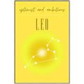 Picture of Leo Zodiac Print Art _GroupedProduct_Rectangle_Portrait_Canvas_Framed_