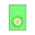 Picture of Virgo Zodiac Print Art _GroupedProduct_Rectangle_Portrait_Canvas_Framed_