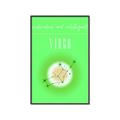 Picture of Virgo Zodiac Print Art _GroupedProduct_Rectangle_Portrait_Canvas_Framed_
