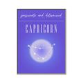 Picture of Capricorn Zodiac Print Art _GroupedProduct_Rectangle_Portrait_Canvas_Framed_