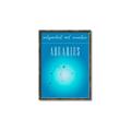 Picture of Aquarius Zodiac Print Art _GroupedProduct_Rectangle_Portrait_Canvas_Framed_