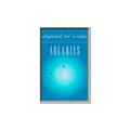 Picture of Aquarius Zodiac Print Art _GroupedProduct_Rectangle_Portrait_Canvas_Framed_