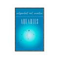 Picture of Aquarius Zodiac Print Art _GroupedProduct_Rectangle_Portrait_Canvas_Framed_