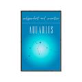 Picture of Aquarius Zodiac Print Art _GroupedProduct_Rectangle_Portrait_Canvas_Framed_