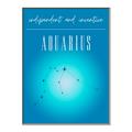 Picture of Aquarius Zodiac Print Art _GroupedProduct_Rectangle_Portrait_Canvas_Framed_