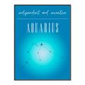 Picture of Aquarius Zodiac Print Art _GroupedProduct_Rectangle_Portrait_Canvas_Framed_