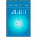 Picture of Aquarius Zodiac Print Art _GroupedProduct_Rectangle_Portrait_Canvas_Framed_