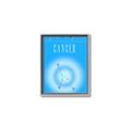 Picture of Cancer Zodiac Print Art _GroupedProduct_Rectangle_Portrait_Canvas_Framed_