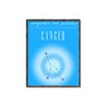 Picture of Cancer Zodiac Print Art _GroupedProduct_Rectangle_Portrait_Canvas_Framed_