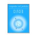 Picture of Cancer Zodiac Print Art _GroupedProduct_Rectangle_Portrait_Canvas_Framed_