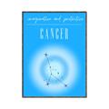 Picture of Cancer Zodiac Print Art _GroupedProduct_Rectangle_Portrait_Canvas_Framed_