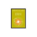 Picture of Gemini Zodiac Print Art _GroupedProduct_Rectangle_Portrait_Canvas_Framed_