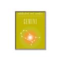 Picture of Gemini Zodiac Print Art _GroupedProduct_Rectangle_Portrait_Canvas_Framed_