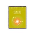 Picture of Gemini Zodiac Print Art _GroupedProduct_Rectangle_Portrait_Canvas_Framed_