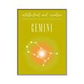 Picture of Gemini Zodiac Print Art _GroupedProduct_Rectangle_Portrait_Canvas_Framed_