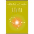 Picture of Gemini Zodiac Print Art _GroupedProduct_Rectangle_Portrait_Canvas_Framed_