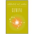 Picture of Gemini Zodiac Print Art _GroupedProduct_Rectangle_Portrait_Canvas_Framed_