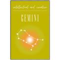 Picture of Gemini Zodiac Print Art _GroupedProduct_Rectangle_Portrait_Canvas_Framed_