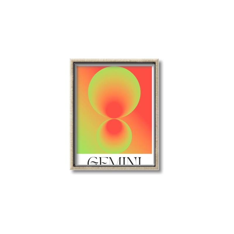 Picture of Gemini Umbre _GroupedProduct_Rectangle_Portrait_Canvas_Framed_