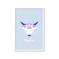 Picture of Kids Taurus Zodiac _GroupedProduct_Rectangle_Portrait_Framed_Matted_