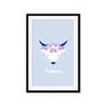 Picture of Kids Taurus Zodiac _GroupedProduct_Rectangle_Portrait_Framed_Matted_